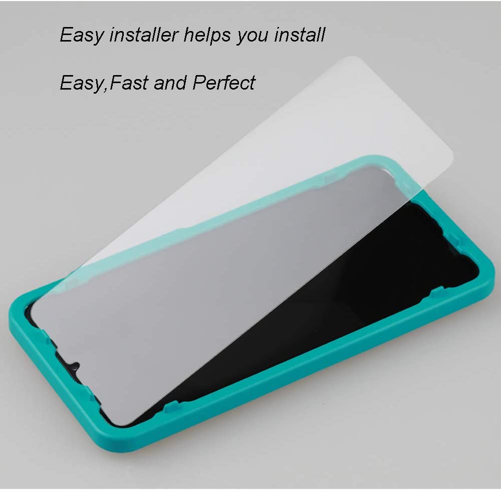 Xiaomi Mi 9 / Mi 9 Pro 5G Ibywind Screen Protector [Pack of 2] 9H Tempered Glass Screen Protector with Back Carbon Fiber Skin Protector,Including Easy Install Kit