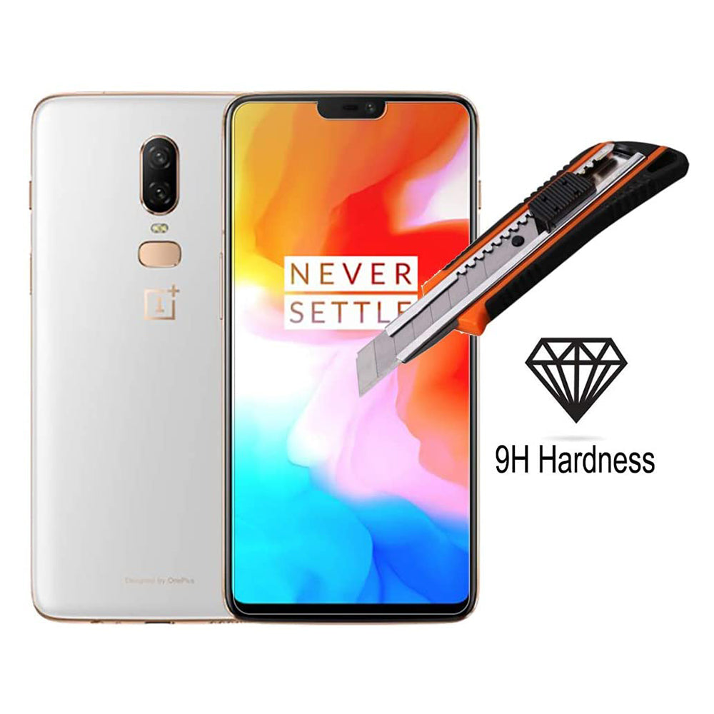 OnePlus 6 Ibywind Screen Protector [Pack of 2] Premium 9H Tempered Glass Screen Protectors with Easy Install Kit-Transparent