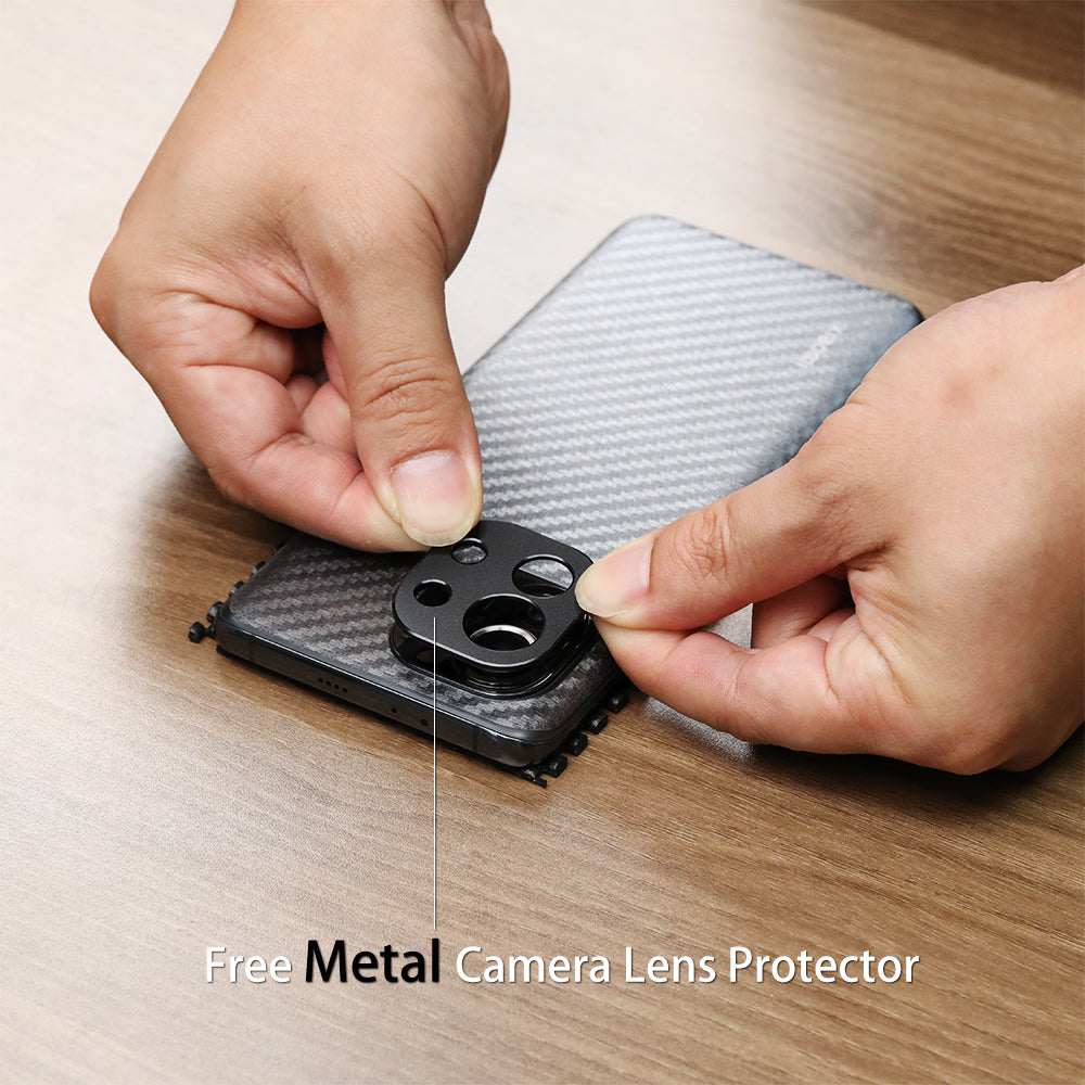 Xiaomi 11 Lite 5G NE/Mi 11 Lite 5G Ibywind Screen Protector [Pack of 2] with Metal Camera Lens Protector,Back Carbon Fiber Skin Protector,Including Easy Install Kit