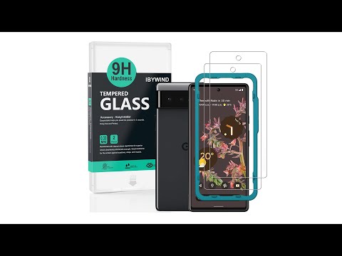 Google Pixel 6 Screen Protector [Pack of 2] with Easy Install Kit